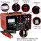 Toolland Acculader 12/24 V - Acculader auto met booster/starthulp 9 A - Thermische overbelastingsbeveiliging ampèremeter - Rood
