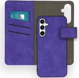 imoshion Hoesje Geschikt voor Samsung Galaxy S23 FE Hoesje Met Pasjeshouder - imoshion Uitneembare 2-in-1 Luxe Bookcase - Paars
