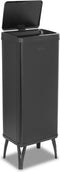 Buccan - Grote Prullenbak - Bewegingssensor - Zwart - 60 Liter