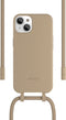 Woodcessories Change Case - iPhone 14 Plus - 2 in 1 met afneembaar koord - Taupe