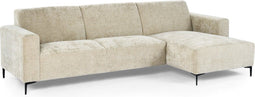 Furntastik Capua 3 zits bank CL rechts, stof Rowan, taupe