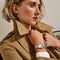 Skagen SKW3159 - Polshorloge - 28mm vierkante kast - Zilverkleurig