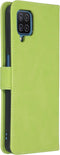 iMoshion Hoesje Geschikt voor Samsung Galaxy A12 Hoesje Met Pasjeshouder - iMoshion Uitneembare 2-in-1 Luxe Bookcase - Groen