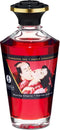 Shunga - Verwarmende Olie - Om Van Het Lichaam Te Likken - Blazing Cherry