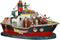 LuVille Sinterklaas Miniatuur Pakjesboot met LED Verlichting - L33 x B18 x H19 cm - Meerkleurig
