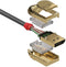 Lindy 36292 - DisplayPort kabel - 2.00 m - 8K ondersteuning - Goud