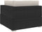 vidaXL - Hoekbank - 1 - st - met - kussens - poly - rattan - bruin