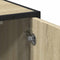 vidaXL - Wastafelkast - 65x33x60 - cm - bewerkt - hout - sonoma - eikenkleurig