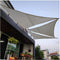 Waterdicht zonnescherm - 5x5x5m - UV-bescherming - polyester