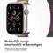 imoshion Milanees magnetisch bandje - Geschikt voor Apple Watch 1, 2, 3, 4, 5, 6, 7, 8, 9, 10 (42 mm), SE - 38/40/41 mm - Colorful - S