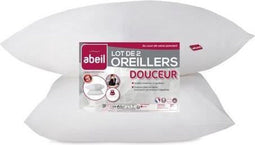 Pillow Abeil White 60 x 60 cm (2 Units)