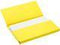 Pocketmap Secolor folio 270gr geel | 10 stuks