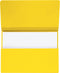 Pocketmap Secolor folio 270gr geel | 50 stuks