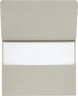 Pocketmap Secolor folio 270gr grijs - 50 stuks