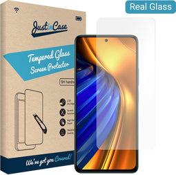 Poco F4 screenprotector - Gehard glas - Transparant - Just in Case
