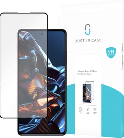 Poco X5 Pro Full Cover Tempered Glass - Screenprotector - Black