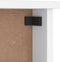vidaXL - Wandkapstok - SANDNES - wit - 45x12x35 - cm - massief - grenenhout