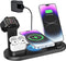 Podec 6 in 1 Oplaadstation Geschikt voor Apple iPhone en Samsung Wireless Fast Charger Draadloze oplader 10W Snellader