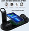 Podec 6 in 1 Oplaadstation Geschikt voor Apple iPhone en Samsung Wireless Fast Charger Draadloze oplader 10W Snellader
