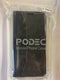 Podec Hoesje met Pasjeshouder Geschikt voor iPhone 12 Zwart Telefoonhoesje - Anti-Shock Bookcase Cover met 1x Screenprotector - Wallet Case