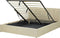 DREUX - Bed met opbergruimte - Beige - 160 x 200 cm - Polyester