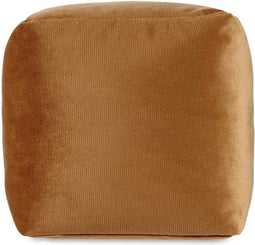 Poef Fluweel Beige 30 x 30 x 30 cm (4 Stuks)