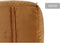 Poef Fluweel Beige 30 x 30 x 30 cm (4 Stuks)