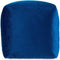 Poef Fluweel Blauw 30 x 30 x 30 cm (4 Stuks)