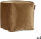 Poef Fluweel Bruin 30 x 30 x 30 cm (4 Stuks)