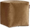 Poef Fluweel Bruin 30 x 30 x 30 cm (4 Stuks)
