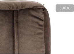 Poef Fluweel Grijs 30 x 30 x 30 cm (4 Stuks)