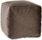 Poef Fluweel Grijs 30 x 30 x 30 cm (4 Stuks)