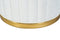 Poef - Hocker - Bijzettafel - Zwart/Goud