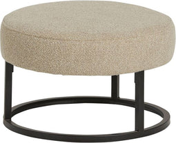 Poef Lola Ø50 cm - Alpine Beige | Meubelplaats