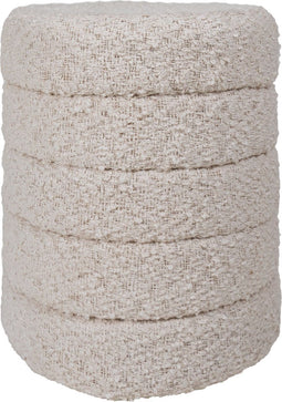 Poef Rosa Naturel 53 x ø43 cm