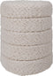 Poef Rosa Naturel 53 x ø43 cm