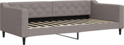 vidaXL - Slaapbank - 90x200 - cm - stof - taupe