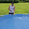 Wehncke Stalen Frame Zwembad 258x179x66 cm Blauw