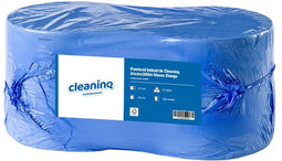 Poetsrol Industrie Cleaninq 24cmx300m blauw 2l