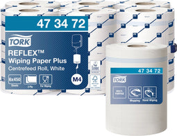 Poetsrol Reflex ™ Plus M4 SmartCore® centerfeed 2 laags 150m wit 473472