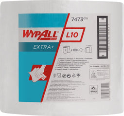 Poetsrol wypall l10 1-laags 235mmx380m wit