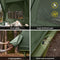 SoBuy OGS32-II-L-GR - Opblaasbare Camping Tent - 2 Persoons - Legergroen 193x145cm