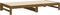 vidaXL - Slaapbank - uitschuifbaar - 2x(80x200) - cm - grenenhout - honingbruin