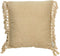 SVJ Home Decorations Gerafeld Kussen - 45 x 45 cm - Beige - Set van 2