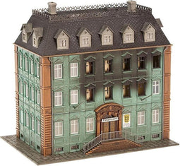 Faller - Belastingkantoor in vuur en vlam - modelbouwsets, hobbybouwspeelgoed voor kinderen, modelverf en accessoires
