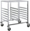 vidaXL - Dienbladenwagen - met - 12 - GN-bakken - 75x55x87 - cm - roestvrij - staal