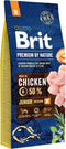 Brit Premium by Nature hondenvoer Junior M 15 kg - Hond