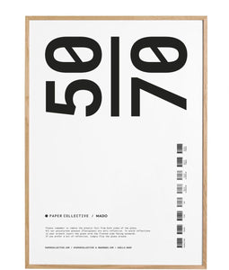 Paper Collective Frames Oak 50x70cm