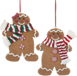 Kurt s. Adler - Claydough Gingerbread Boy Or Girl With Scarf 5 Inch