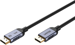 Unitek C1628GY01-3M - DisplayPort kabel - 300cm - Grijs Zwart